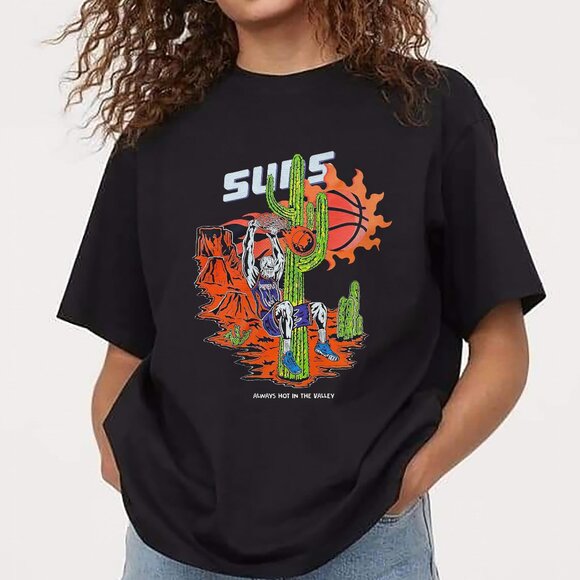 Tops - Vintage The Rising Suns Phoenix Sun Shirt Unisex Basketball Team Shirt PM
